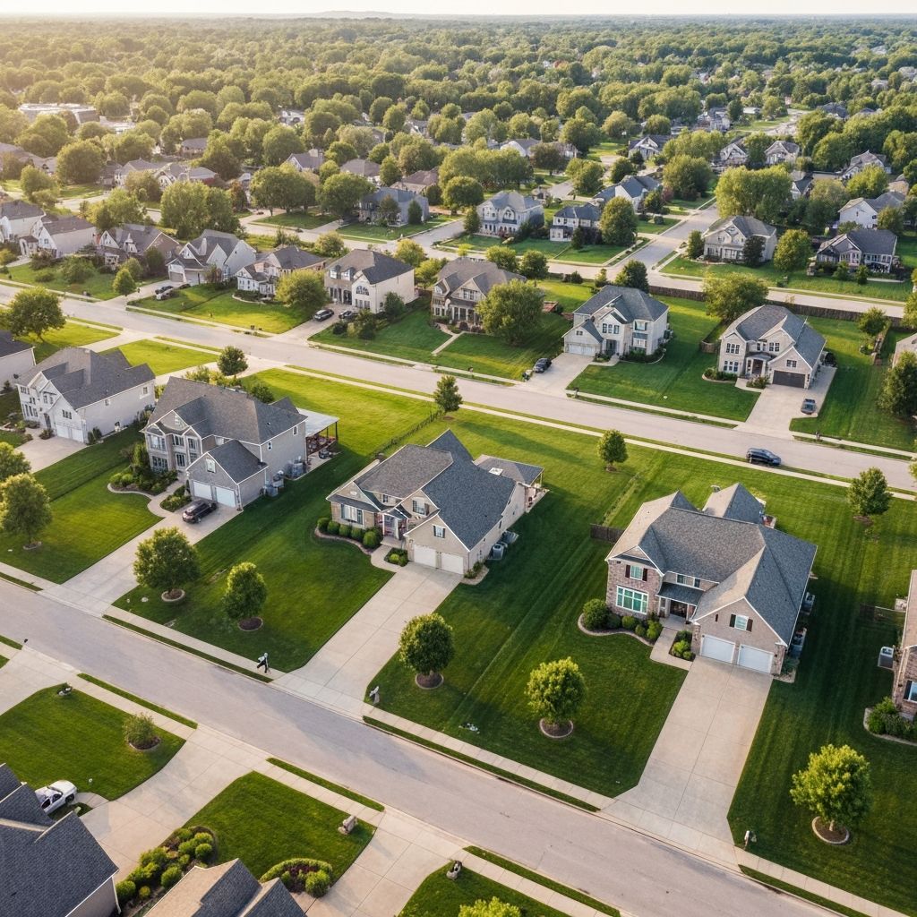 Plainfield Indiana suburban neighborhood near logistics corridor - rental property guide