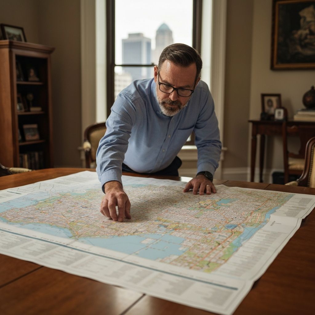 Investor reviewing Indianapolis real estate investment opportunities on laptop