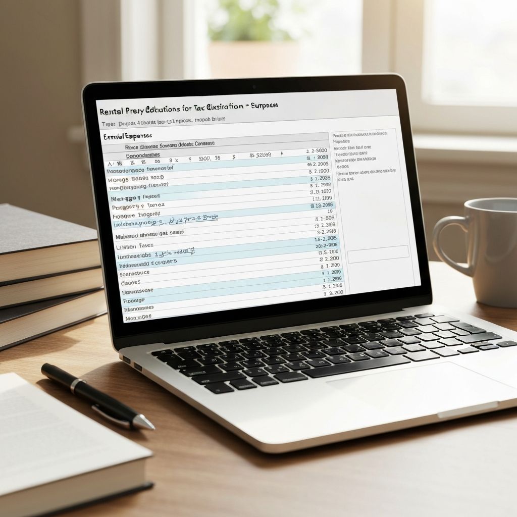Calculator and tax forms for rental property depreciation